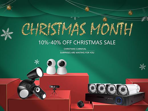 圣诞节首页海报（个人主页-ZNTE2ODU0OTI=） - 电商 - 站酷设计师lanqiuxuexue原创素材 - 站酷ZCOOL