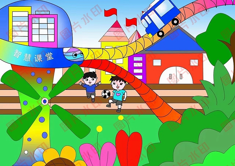 学生电脑绘画绘图作品信息素养活动作品制作设计2410