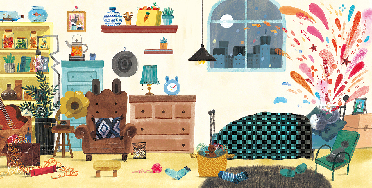 绘本《卖气球的兔子波鲁克》