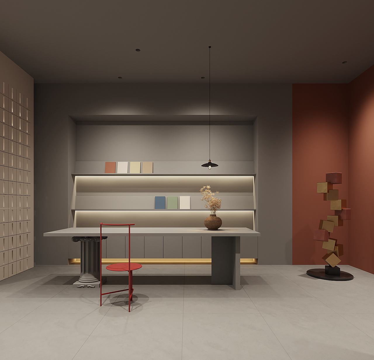 油漆展厅（图ZMjk5MDE0NTky） - 商业空间设计 - 站酷设计师小B咔咔原创素材 - 站酷ZCOOL