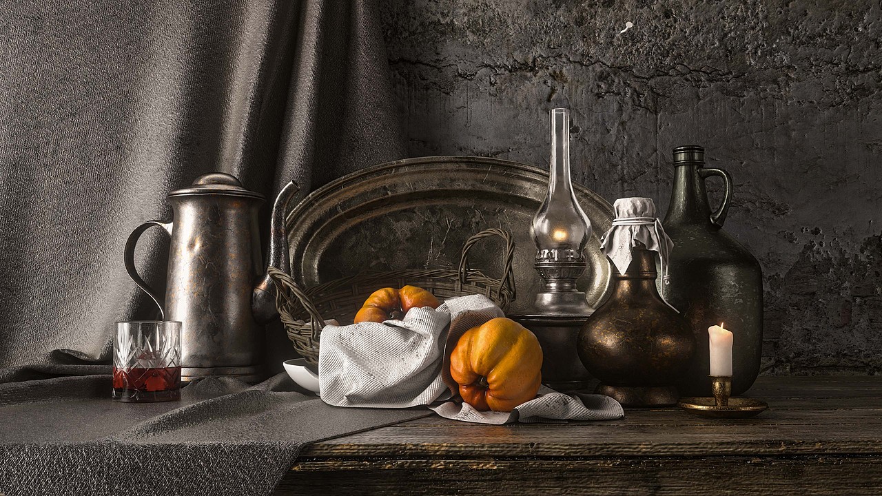 c4d-静物练习（图ZMzI2MTQ3Nzcy） - 场景 - 站酷设计师MsFeng原创素材 - 站酷ZCOOL