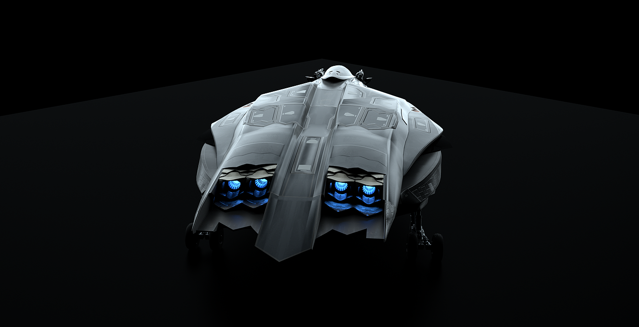 未来高科技胡狼战机