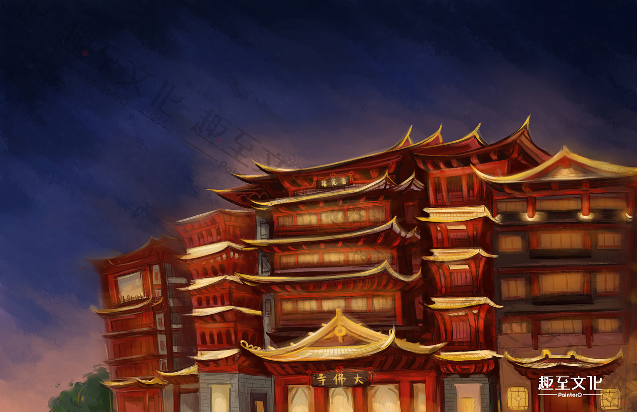 趣至文化出品：《一城一绘•广州站》（图ZMjM4OTcyOTky） - 商业插画 - 站酷设计师趣至文化原创素材 - 站酷ZCOOL