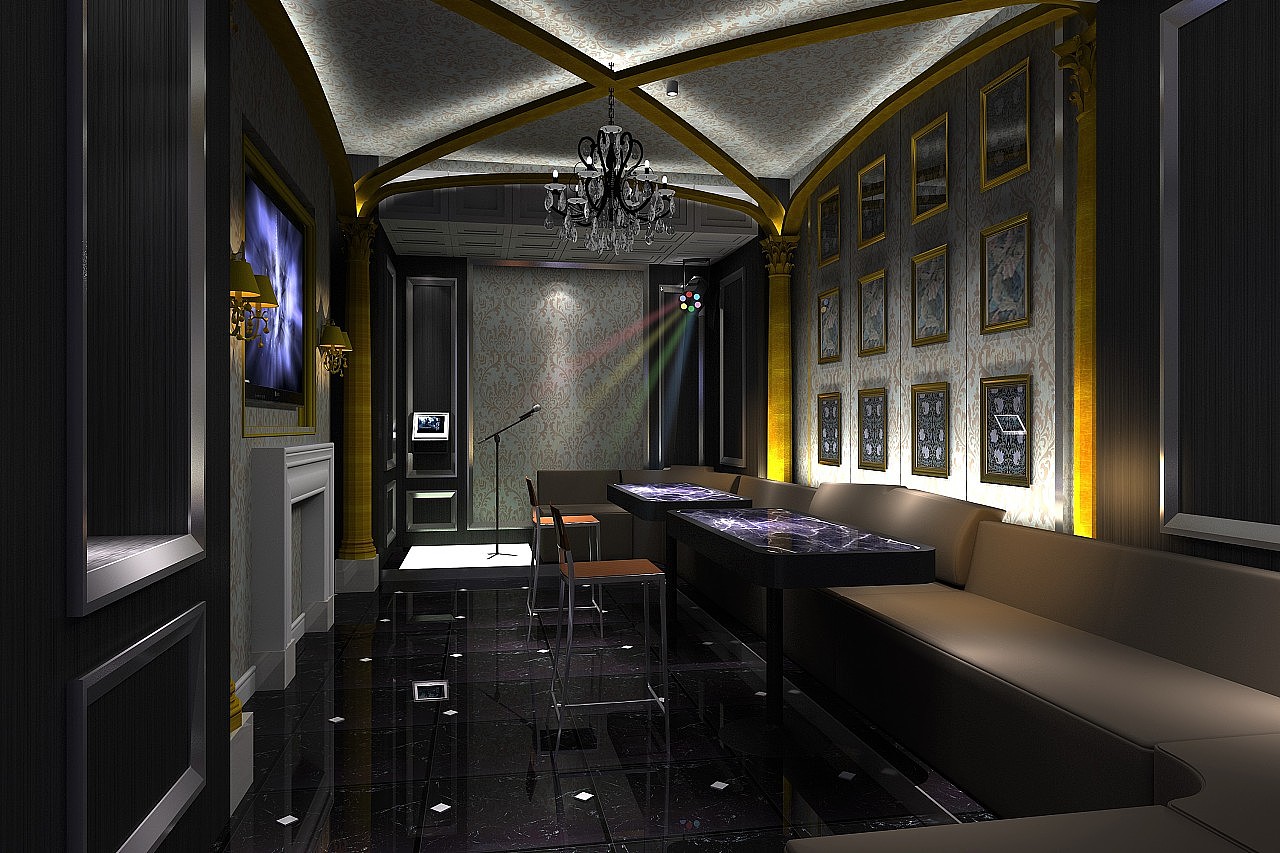 巴中隆发音贩量贩主题KTV设计