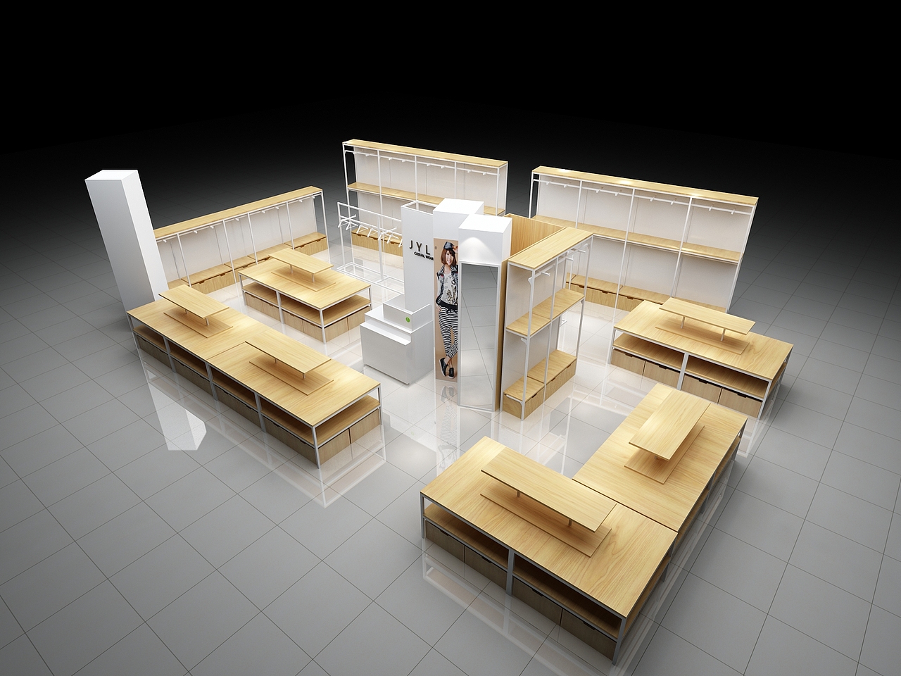 服装店货架, 服装店货架,服装店陈列架,新款货架