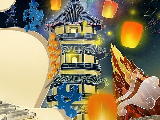 国风海报练习（个人主页-ZNDI3OTEwMDA=） - 创作习作 - 站酷设计师酉月十九原创素材 - 站酷ZCOOL