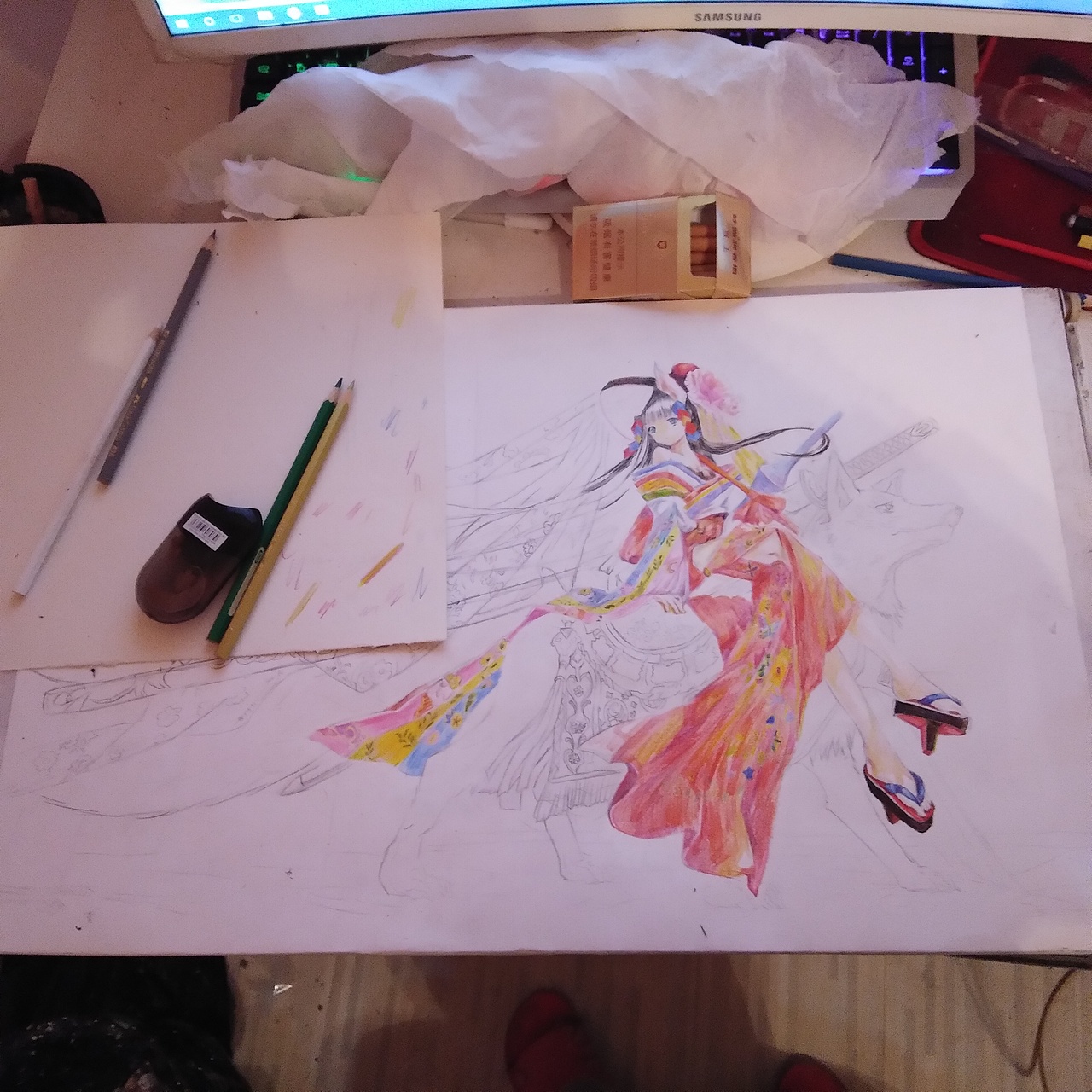 彩铅（图ZMTE0MzExODU2） - 绘画 - 站酷设计师林子大了LIN原创素材 - 站酷ZCOOL