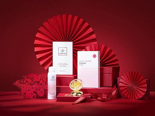 护肤品礼盒年货节丨产品拍摄&后期修图