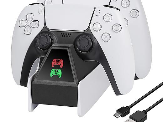 亚马逊电商套图设计——PS5手柄冲座