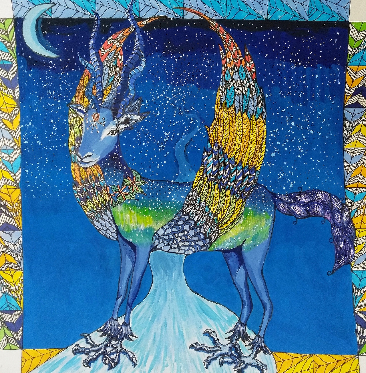 山海经（图ZMjIyNjkyMTgw） - 绘画 - 站酷设计师Z70644908原创素材 - 站酷ZCOOL