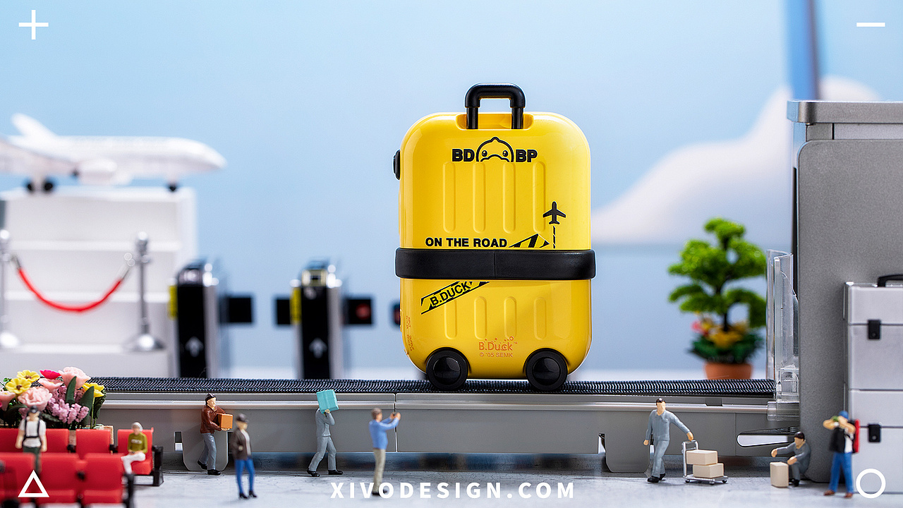 小黄鸭 x 佳简几何｜B.Duck行李箱移动电源（图ZMjU4MDc0Mzg4） - 电子产品 - 站酷设计师佳简几何工业设计原创素材 - 站酷ZCOOL