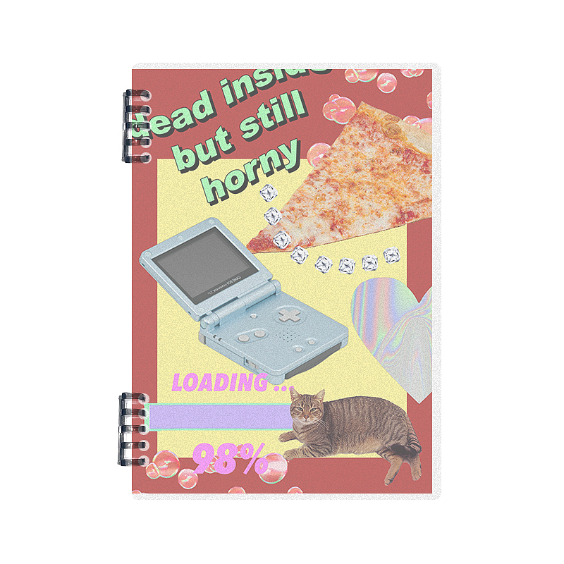 做了3款活页笔记本60页的横线本