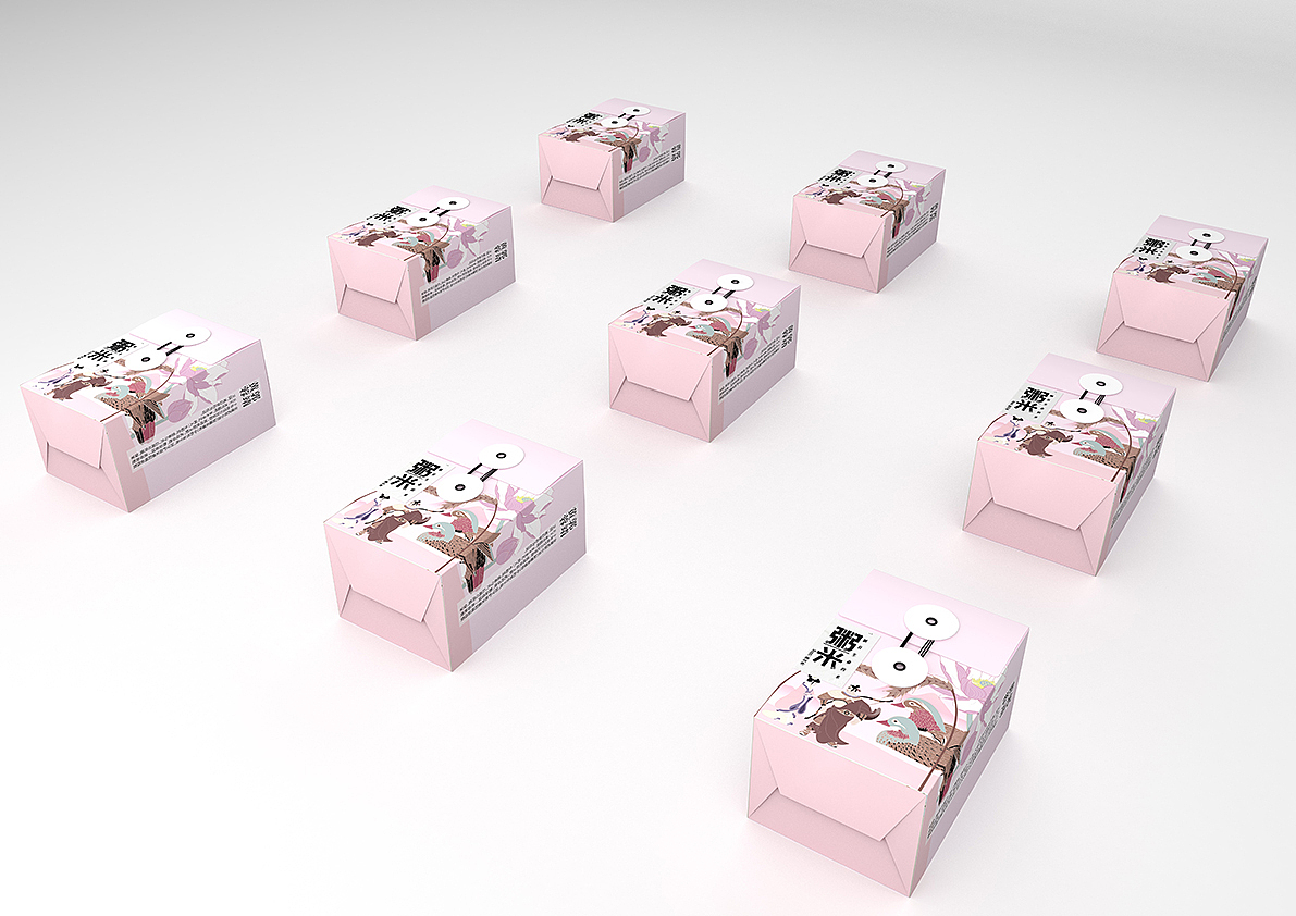 《鸣蝉--襄阳六贤系列高端米包装》国风插画系列包装（图ZMTM5NDU0NjUy） - 包装 - 站酷设计师万鱼鱼原创素材 - 站酷ZCOOL