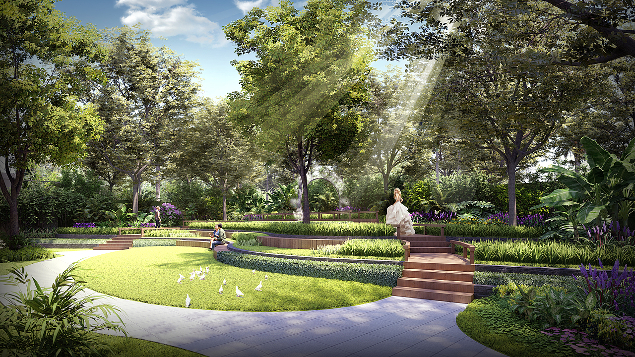 三亚台地示范区景观设计效果图