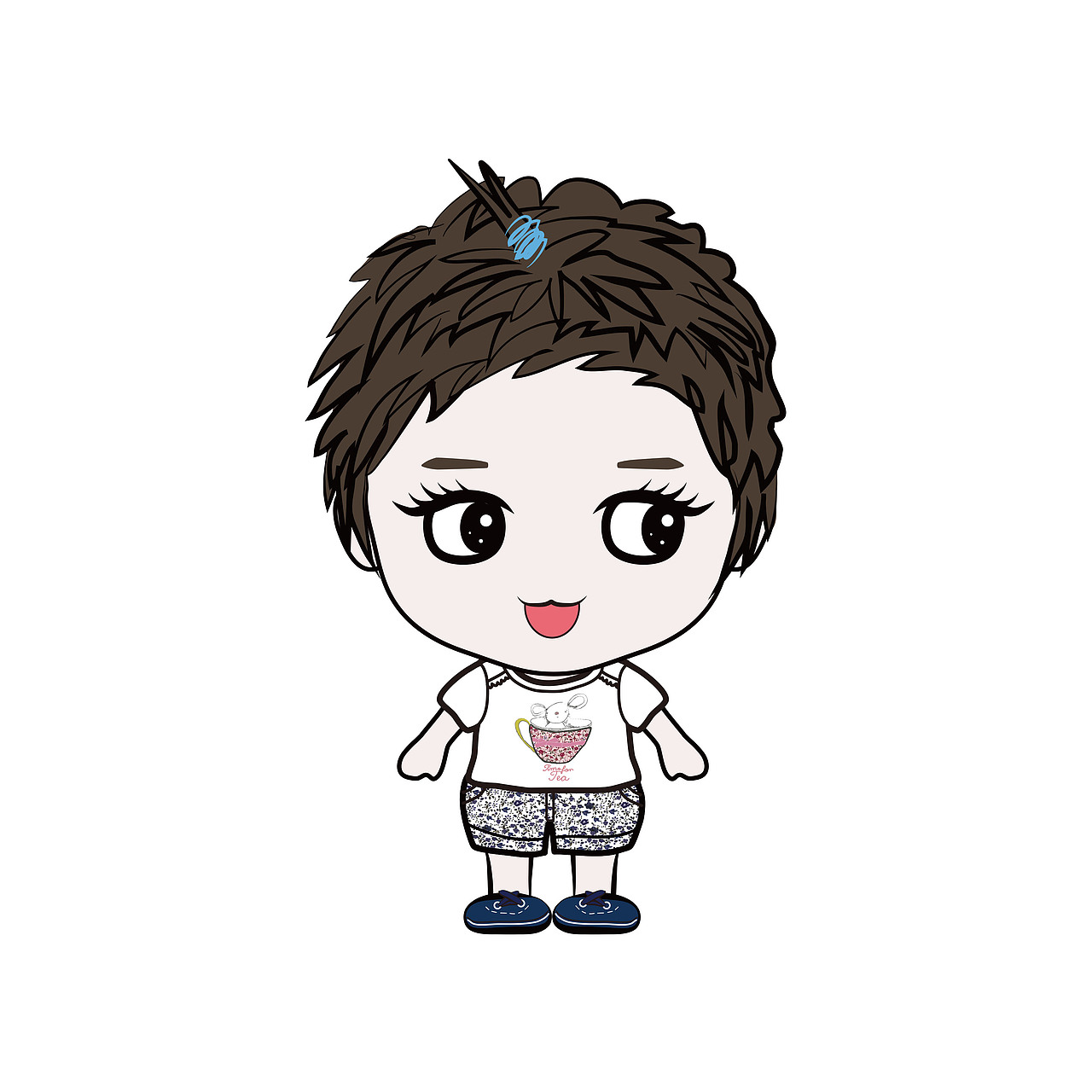 卡通形象设计/车厘子/原创插画/儿童用品设计/头像设计