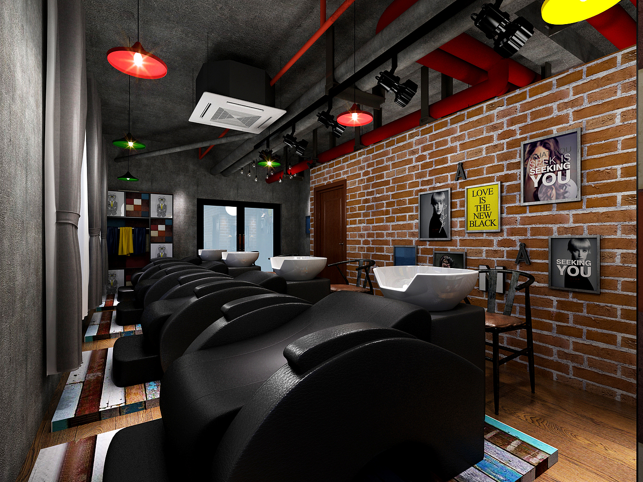 美发店(工业风)