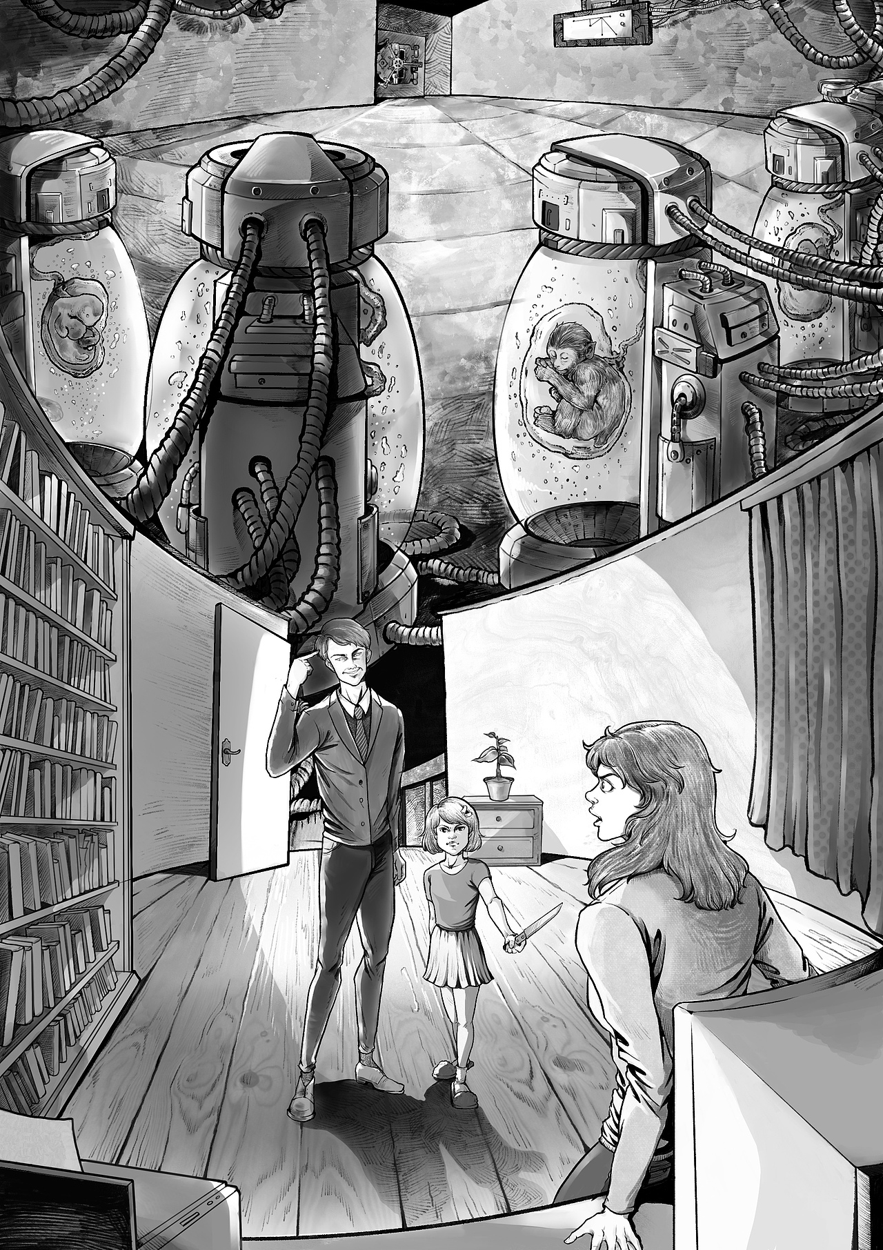 一些给《科幻世界》的商稿