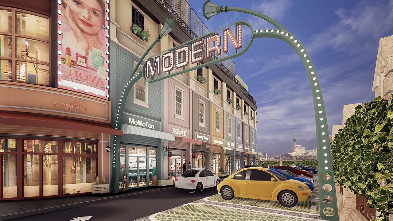 【小型综合体设计】时代城商业街设计（图ZMjIzOTA0NjU2） - 建筑设计 - 站酷设计师空间印象商业设计原创素材 - 站酷ZCOOL