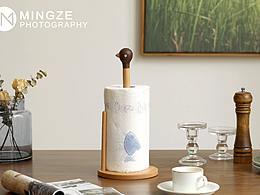 北歐實(shí)木紙巾架（電商淘寶產(chǎn)品攝影拍照）