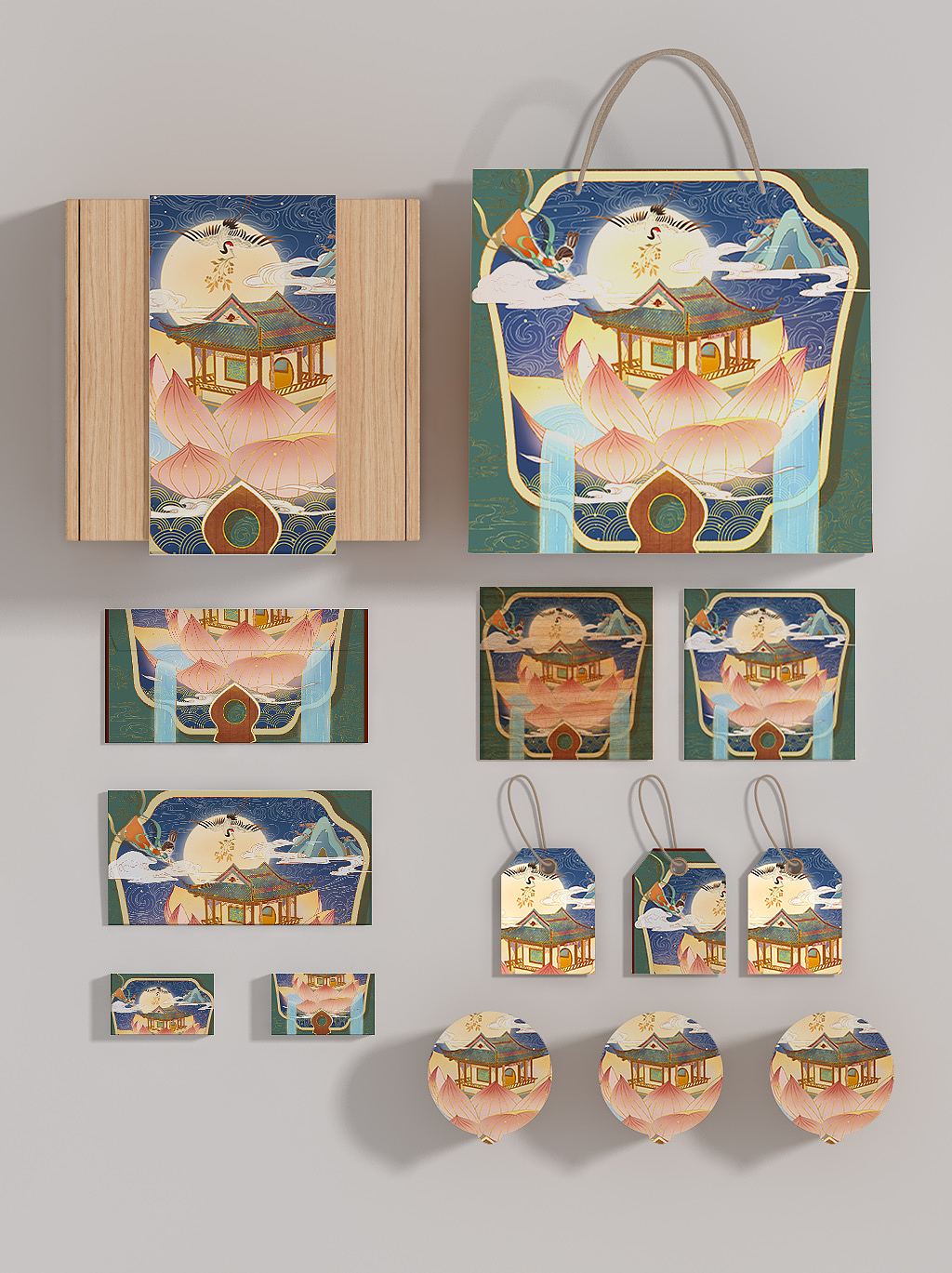 扇中自有黄金屋（图ZMjkzMTk5OTU2） - 商业插画 - 站酷设计师江心渴雨原创素材 - 站酷ZCOOL