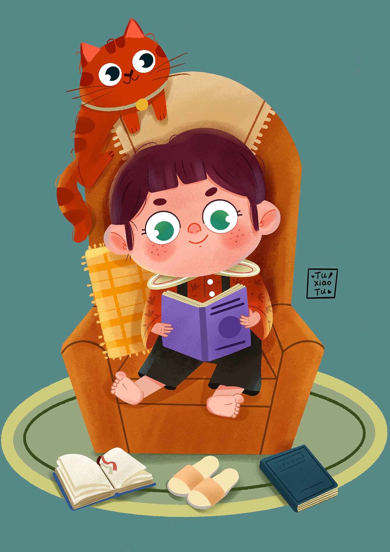 儿插小场景（图ZMzU0MjYxNjQ4） - 儿童插画 - 站酷设计师兔小兔FEI原创素材 - 站酷ZCOOL