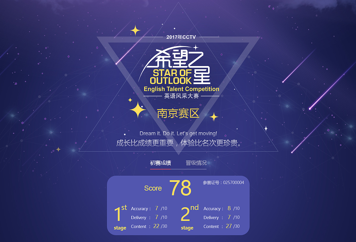 希望之星南京赛区复赛分数查询及晋级情况展示（图ZNzU3MDQyMDQ=） - 运营设计 - 站酷设计师漂流的鱼Ivy原创素材 - 站酷ZCOOL
