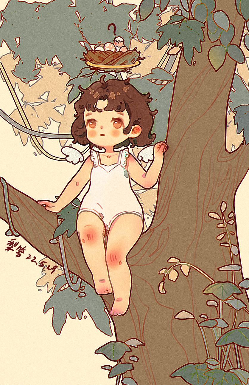 《光环的正确使用方式》（图ZMzE4MTY2Mjg4） - 艺术插画 - 站酷设计师梨答夏夏原创素材 - 站酷ZCOOL