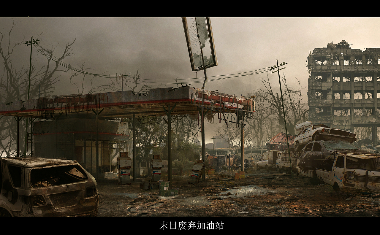 黑焰17年3期学员作品cg原画场景影视美术