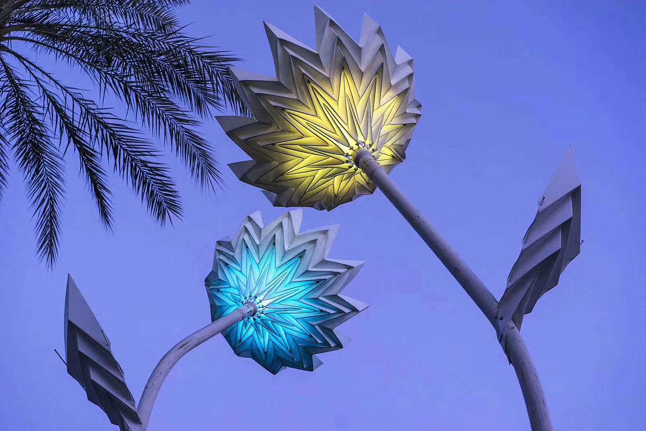 机械花设计制作厂家-蚂蚁美陈