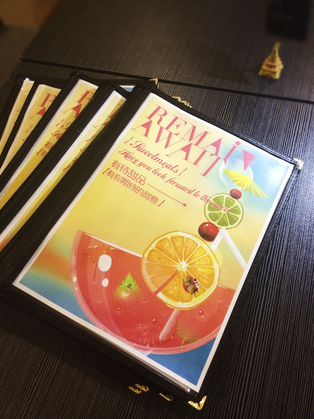 《有待甜品》 菜单