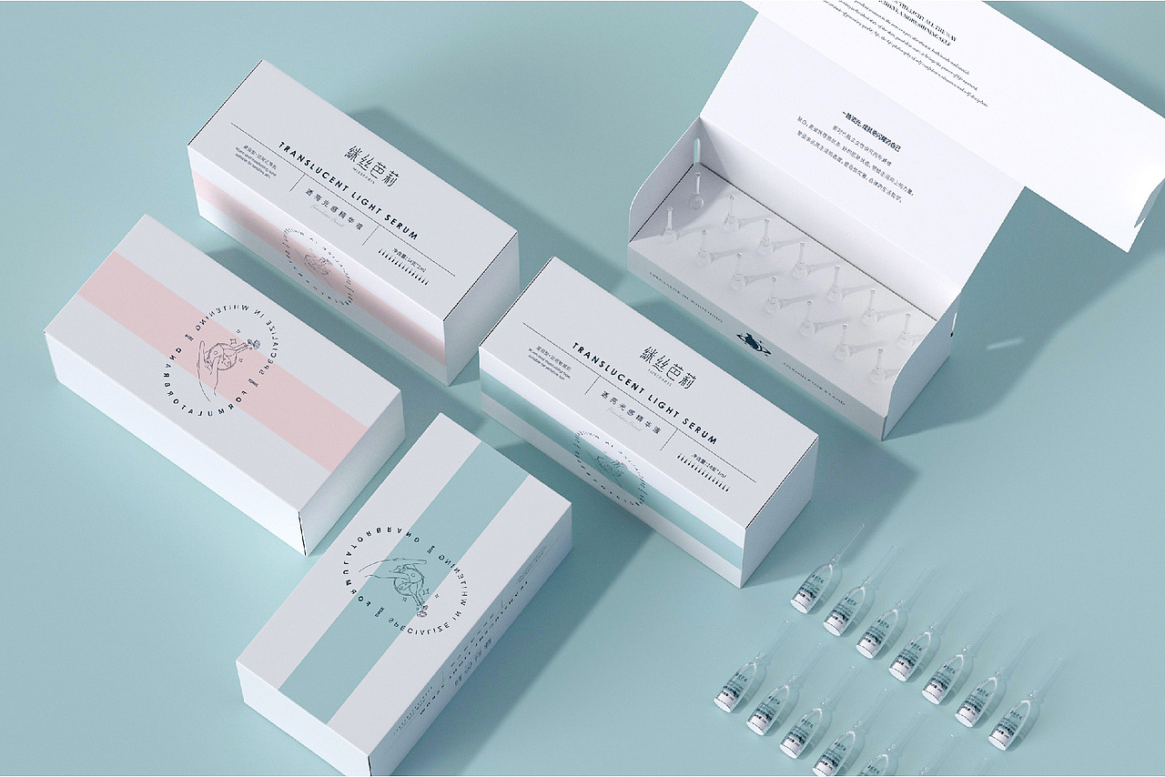 专研美白 配方师品牌（图ZMjYzNDMxNzI0） - 品牌 - 站酷设计师AOX凹形原创素材 - 站酷ZCOOL