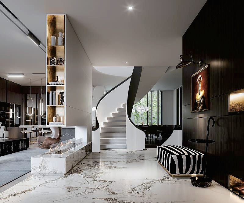 卡素金属美学：旋转楼梯深化设计（图ZMTc3MTE5ODQ0） - 建筑/空间 - 站酷设计师卡素金属美学原创素材 - 站酷ZCOOL