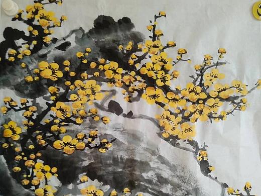 自创山水画