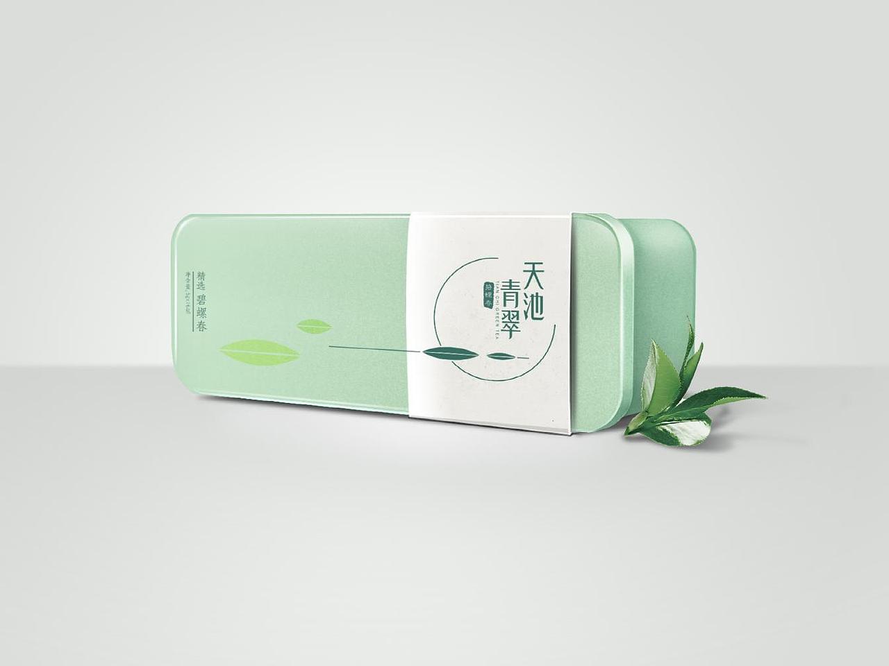 一款碧螺春茶叶礼盒的包装设计（图ZMjIzNjAxNTI=） - 包装 - 站酷设计师50382422原创素材 - 站酷ZCOOL