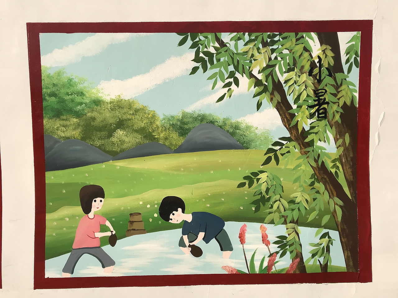 惠州叶挺故居墙体彩绘