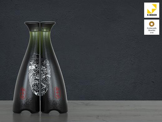 “弱米酒”包装容器造型设计