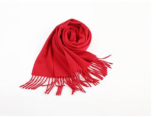 羊毛围巾女冬季纯色围巾披肩两用加厚春秋格子围巾男