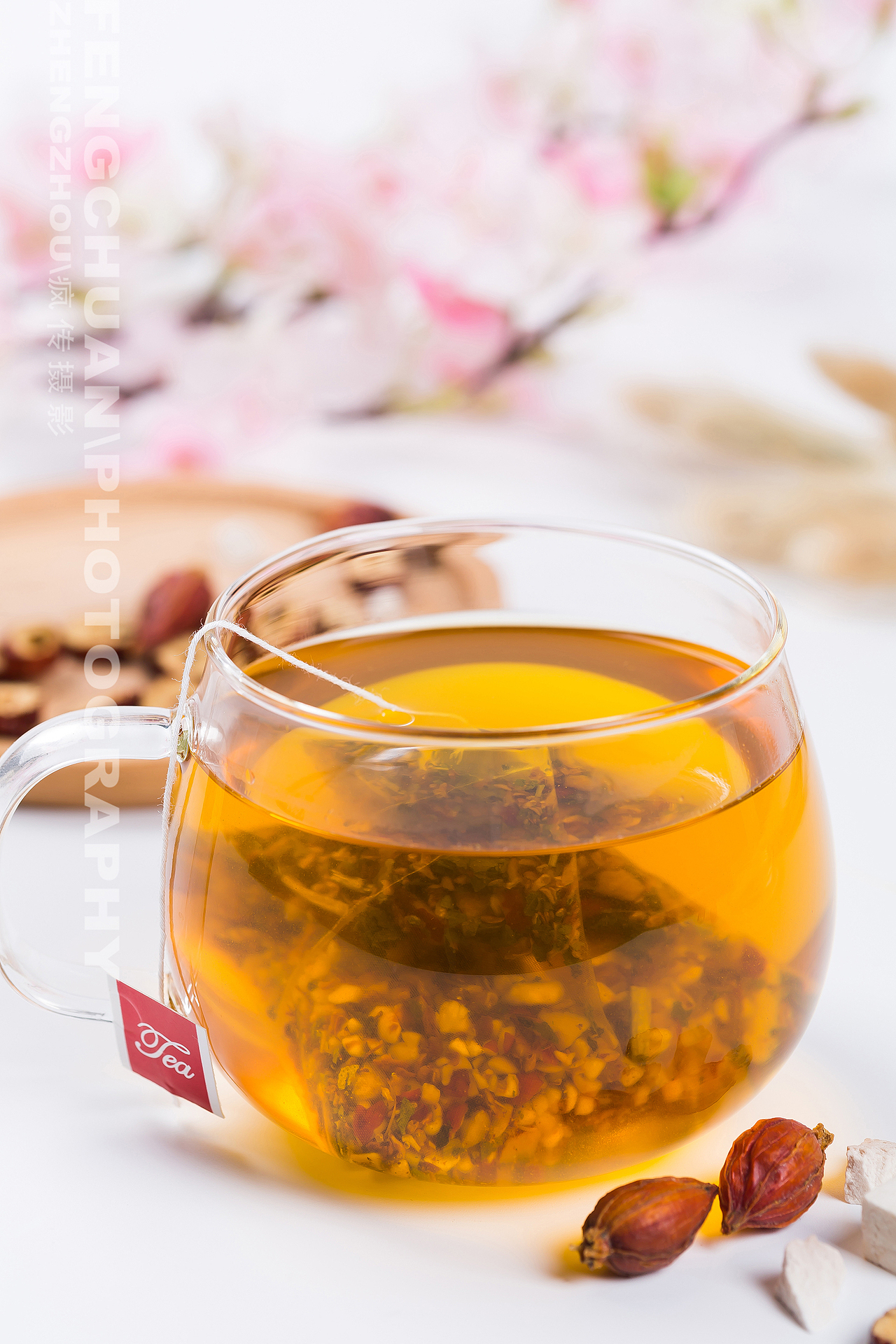 赤小豆薏米花茶拍摄 饮品拍摄