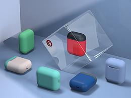 airpods液态硅胶保护套详情