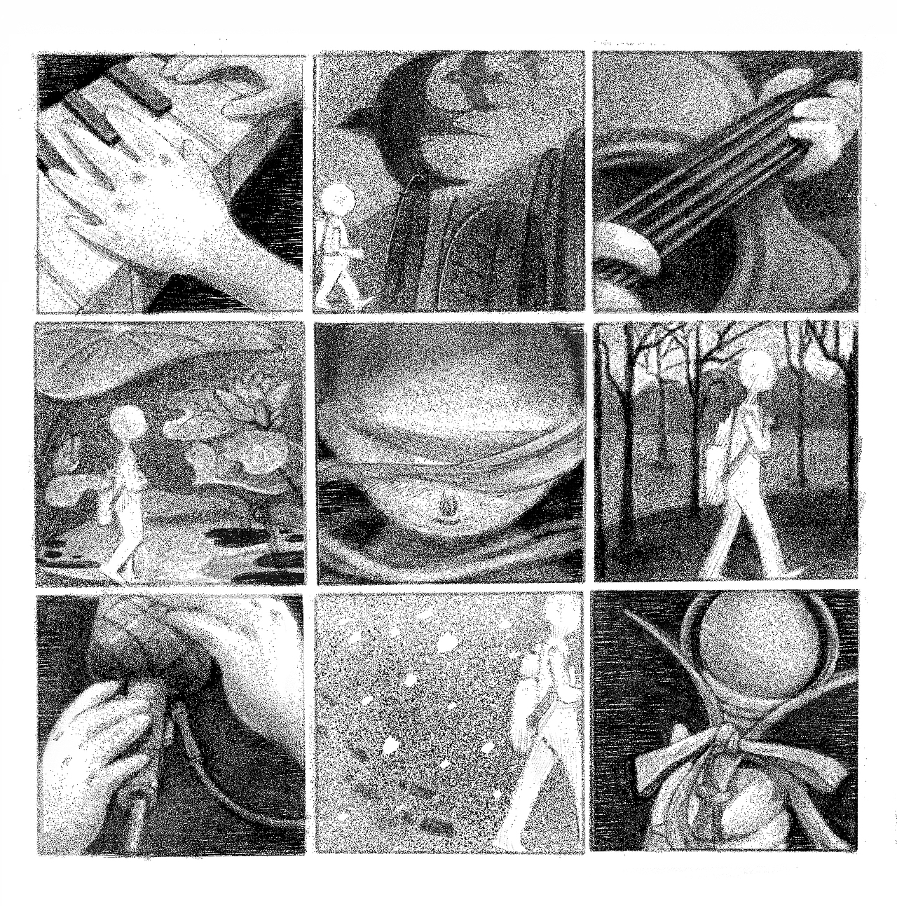 《盲人影院》（圖ZMzAzNDc5MTcy） - 繪本 - 站酷設(shè)計師啊豚啊原創(chuàng)素材 - 站酷ZCOOL