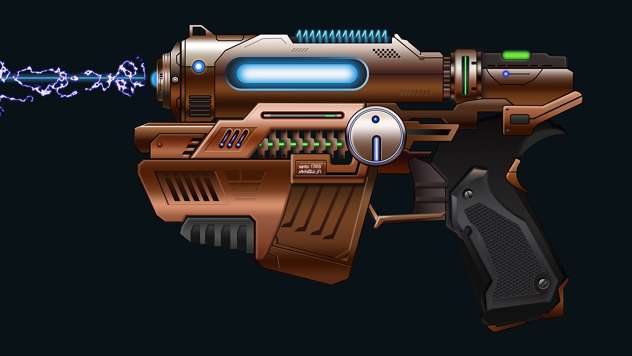 拟物图—枪（图ZMTA1NDkyOTQ4） - 其他平面 - 站酷设计师薄荷爱上糖原创素材 - 站酷ZCOOL