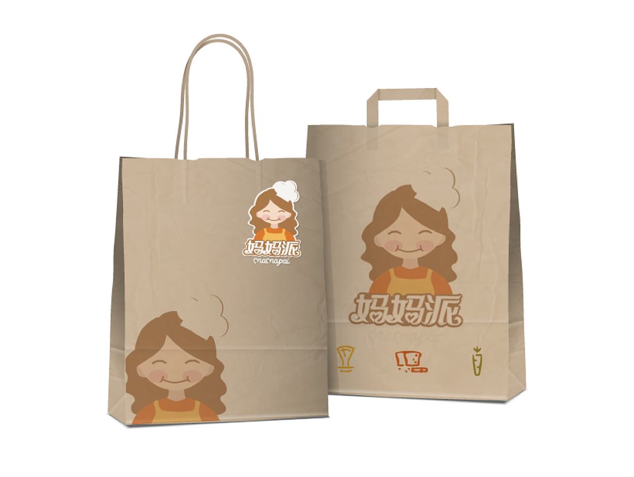 妈妈派餐饮（图ZMTY3NTEzNzI=） - Logo - 站酷设计师沙冲十二少原创素材 - 站酷ZCOOL