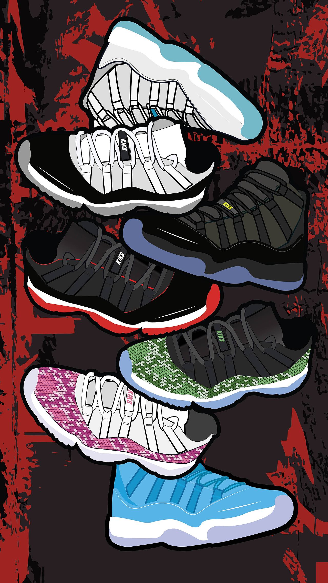 sneakerairjordan插画