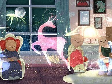 儿童绘本插图作品《小影子好朋友》