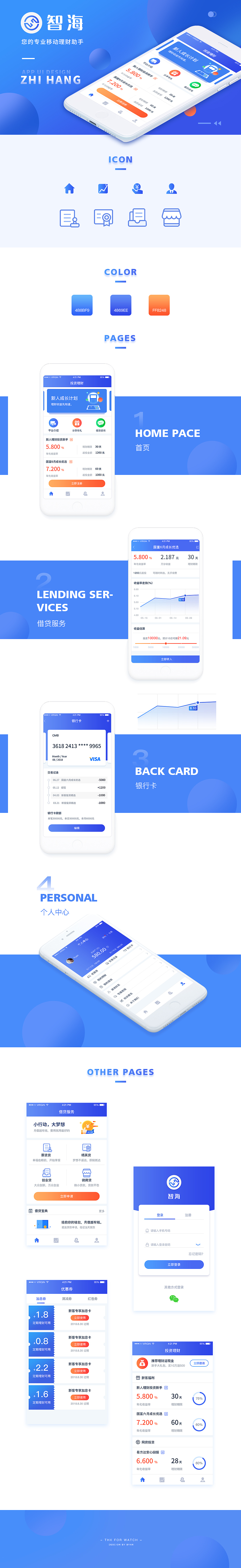 智海金融（图ZMTE5NDY5MTQ0） - APP界面 - 站酷设计师龙猫我稀罕你原创素材 - 站酷ZCOOL
