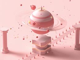 C4D 場景練習 