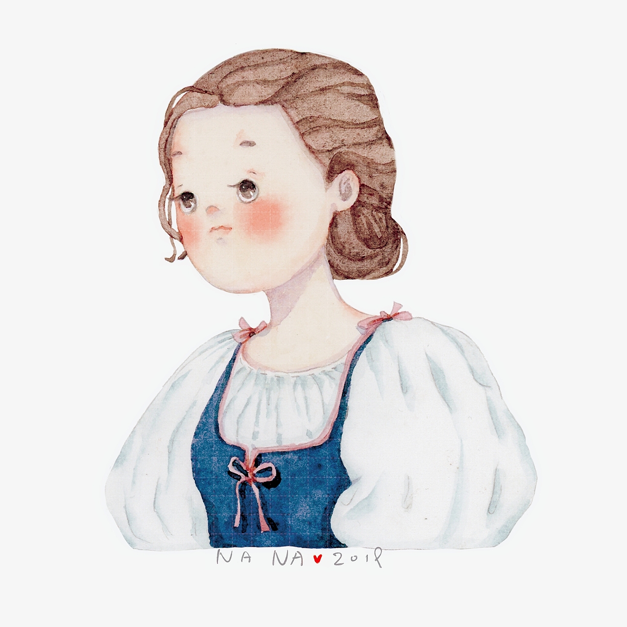 嘘，世界名画走出来的小可爱（图ZMTg1NTE1NjIw） - 创作习作 - 站酷设计师本娜NANA原创素材 - 站酷ZCOOL