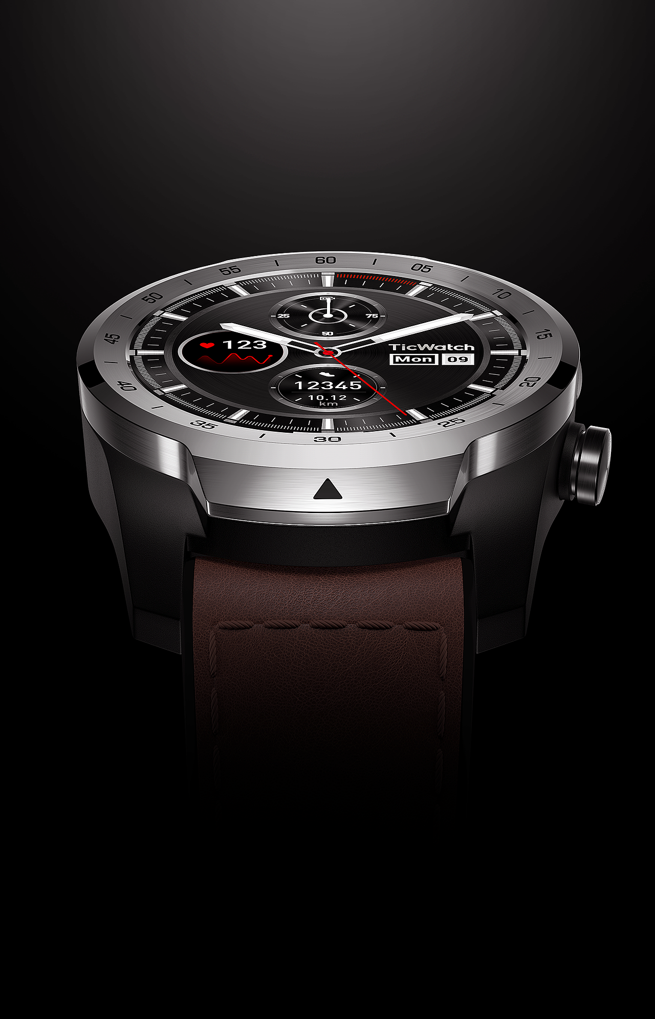 TicWatch Pro 出门问问智能手表旗舰系列渲染图