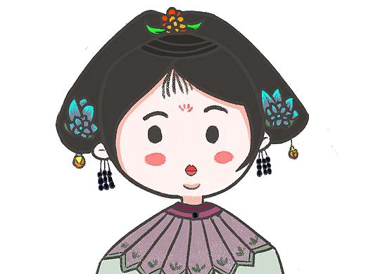 小胖妞（个人主页-ZNTE1OTQ4MjA=） - 儿童插画 - 站酷设计师西亭原创素材 - 站酷ZCOOL