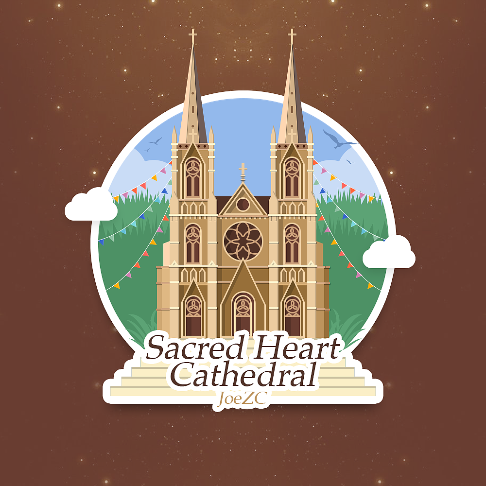 圣心大教堂（图ZMTc0OTU1MDky） - 创作习作 - 站酷设计师Stratospherer原创素材 - 站酷ZCOOL